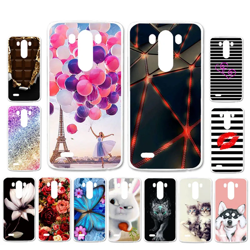 

Ojeleye DIY Patterned Silicon Case For LG Optimus G3S G3 Mini Case Soft TPU Cartoon Phone Cover For LG G3 D831 Covers