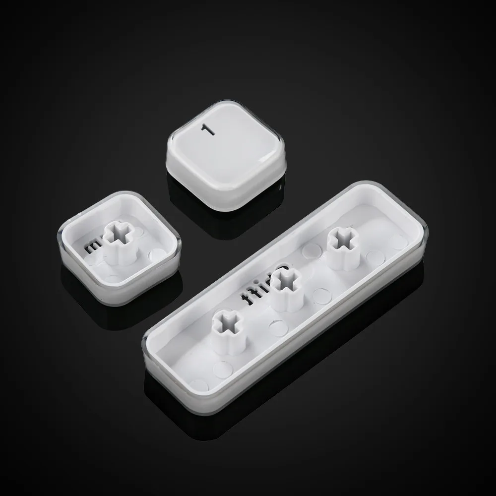 Клавиатуры игровые белые полупрозрачные Double Shot Crystal 104 колпачки с подсветкой для Cherry клавиатура MX Переключатель# 5% 7