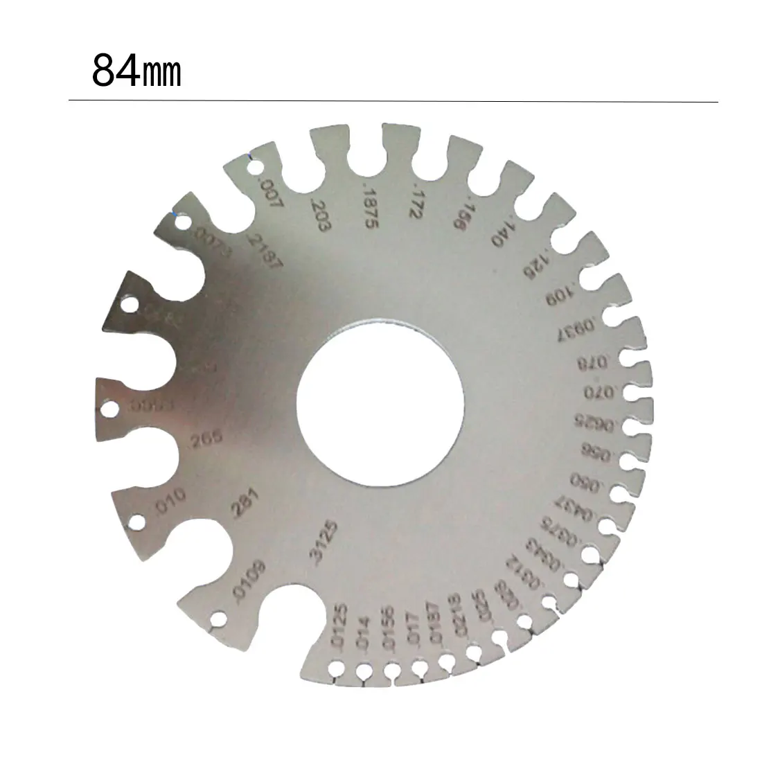 Металлический круглый AWG SWG провод толщины измерительный прибор линейка датчик диаметр инструмент высокого качества