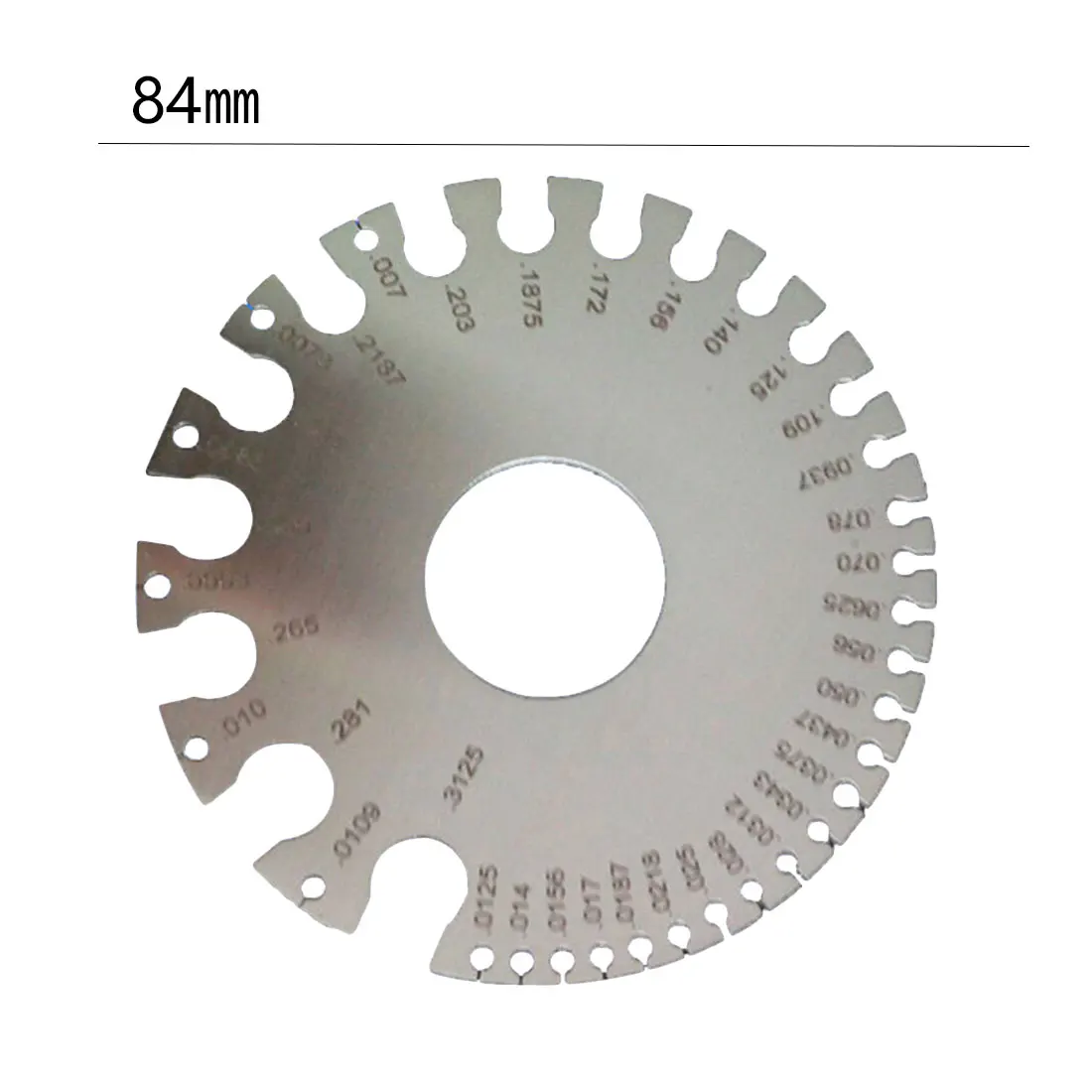 

Metal Round AWG SWG Wire Thickness Measurer Tester Ruler Gauge Diameter Tool High Quality