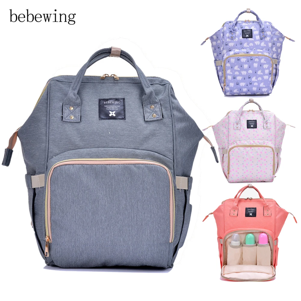 

2018 Fashion Mummy Maternity Nappy Backpack Bag Large Capacity Mom Baby Multifunction Outdoor Travel Diaper Bags For Baby Care