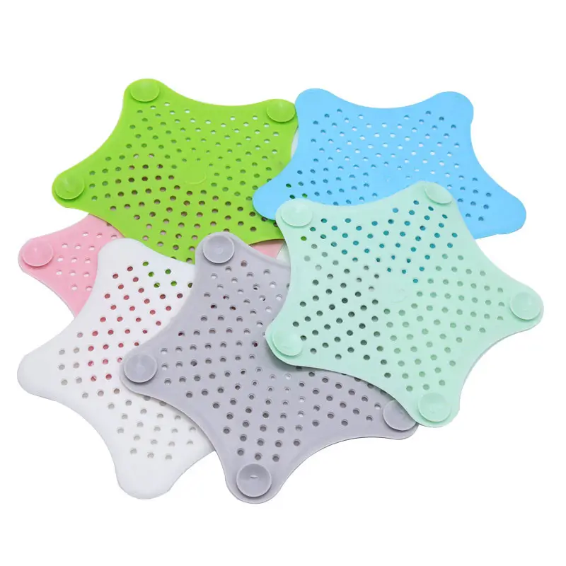 Bouchon d'évier de cuisine et de salle de bain,filtre pour douche, capteur de cheveux, crépine, 1 pièce