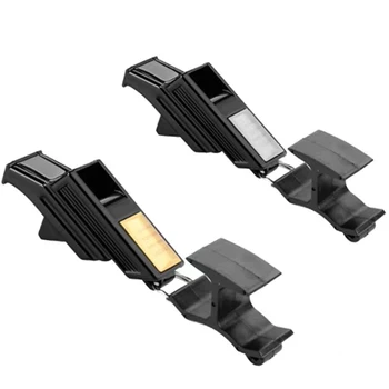 

Coach Whistle Kit Lightweight Detachable Loud Referee Portable Whistles Finger Clip Teeth Guard Rope Storage Box Set