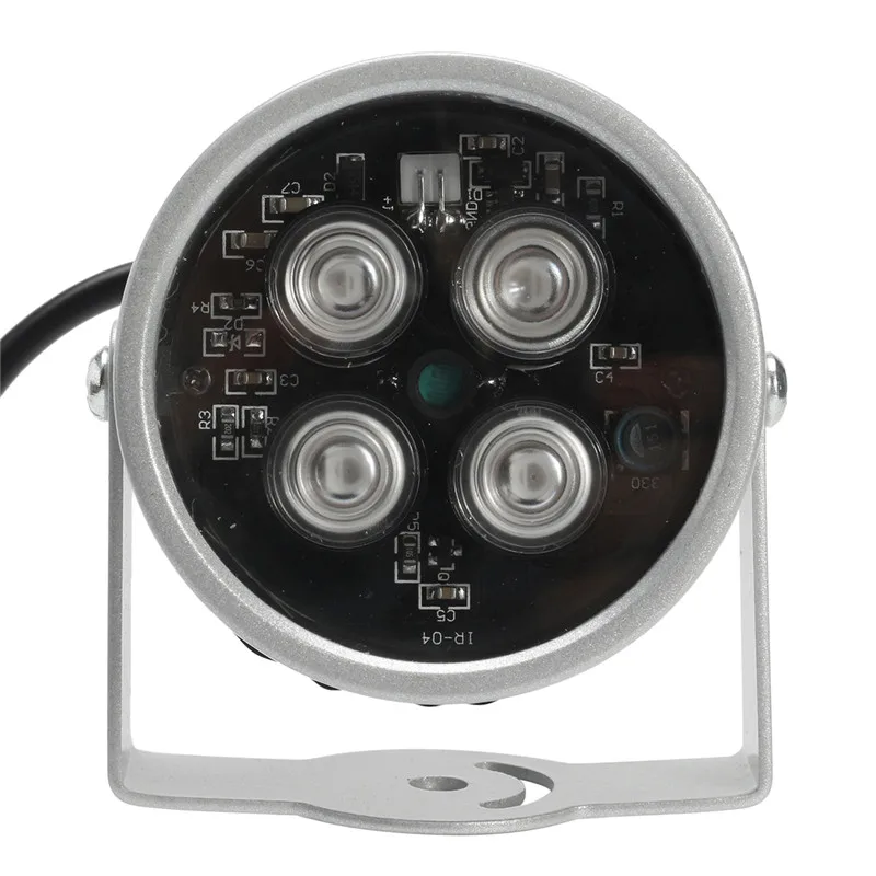 

Safurance Invisible 850nm 3W WideAngle 4 LED IR light Illuminating For Security CCTV Camera Home Security Safety