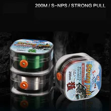 200 м высокая Натяжная нейлоновая основная рыболовная линия Высокая износостойкая нейлоновая рыболовная леска сильная тяга Спортивная рыболовная леска vissen шнур