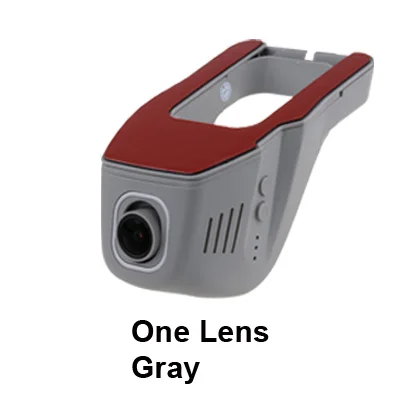 В режиме реального времени SNS Share 1080P Автомобильный Wifi регистратор DVR Dash камера универсальная модель Скрытая установка две камеры опционально - Название цвета: One Lens Gray