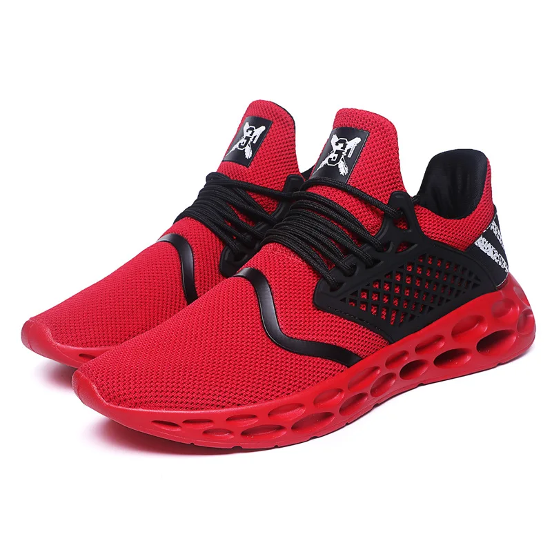 

2018 New Unisex Running Sneakers Couple Sport Shoes Men Women Lace-up Breathable Mesh Shoes For Men Women 36-46 3 Colors