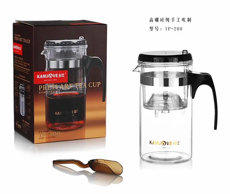 Online TP 200 Kamjove Kunst Teetasse * Becher   Teekanne 1000 ml glas tee topf kamjove Hitzebeständigem Glas Kungfu Teekanne Piao Yi