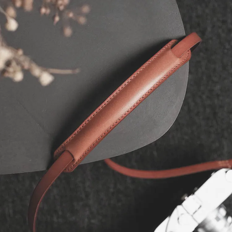 

Mr.stone Handmade Genuine Leather Camera Strap Vegetable tanned cowhide Camera Shoulder Sling Belt (Shoulder support)