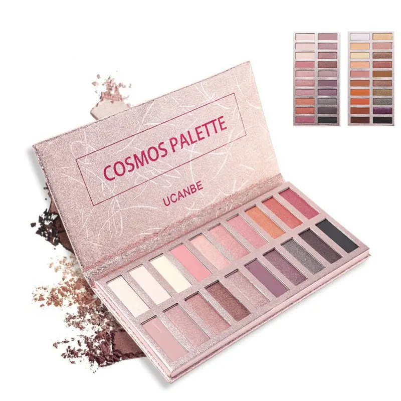 

UCANBE Hot 20 color Eye shadow Makeup Palette Shimmer Matte Radiant Pigmented Cosmetic Eye Shadow Powder Natural Sexy Eye Plate