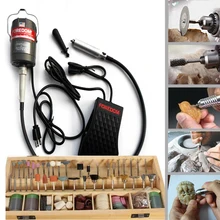 Новинка 110 В 220 В Foredom гибкий вал шлифовальный станок Dremel полировка двигателя ювелирное оборудование роторный аксессуар 1/" хвостовик