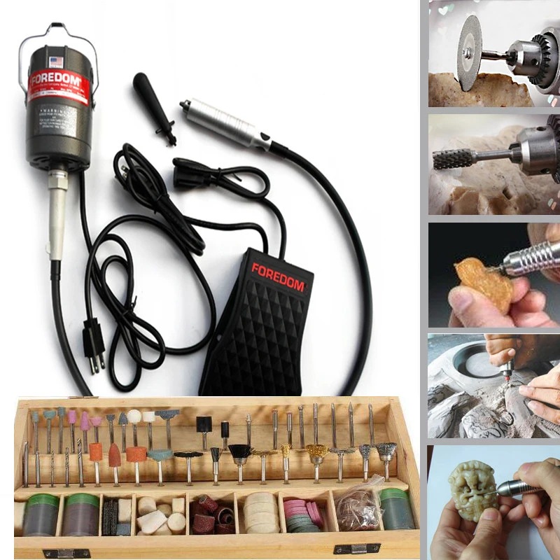 Moedor de Eixo Equipamento de Polimento Flexível Dremel Acessório Rotativo 1 – 8 Shank 110v 220v