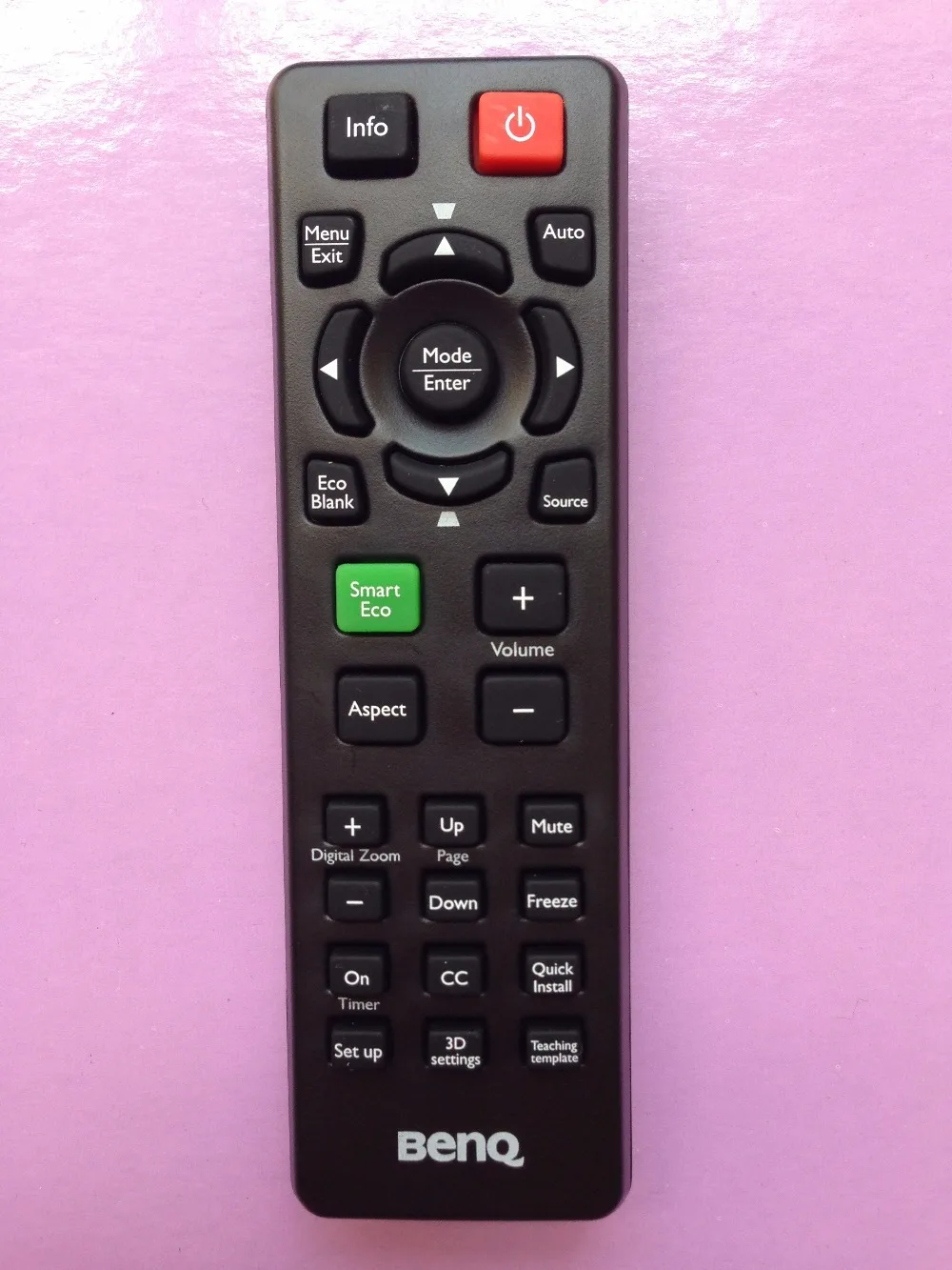 DLP Projector Remote Control FOR BENQ W1070 W1080ST MS517 MX720 MW519