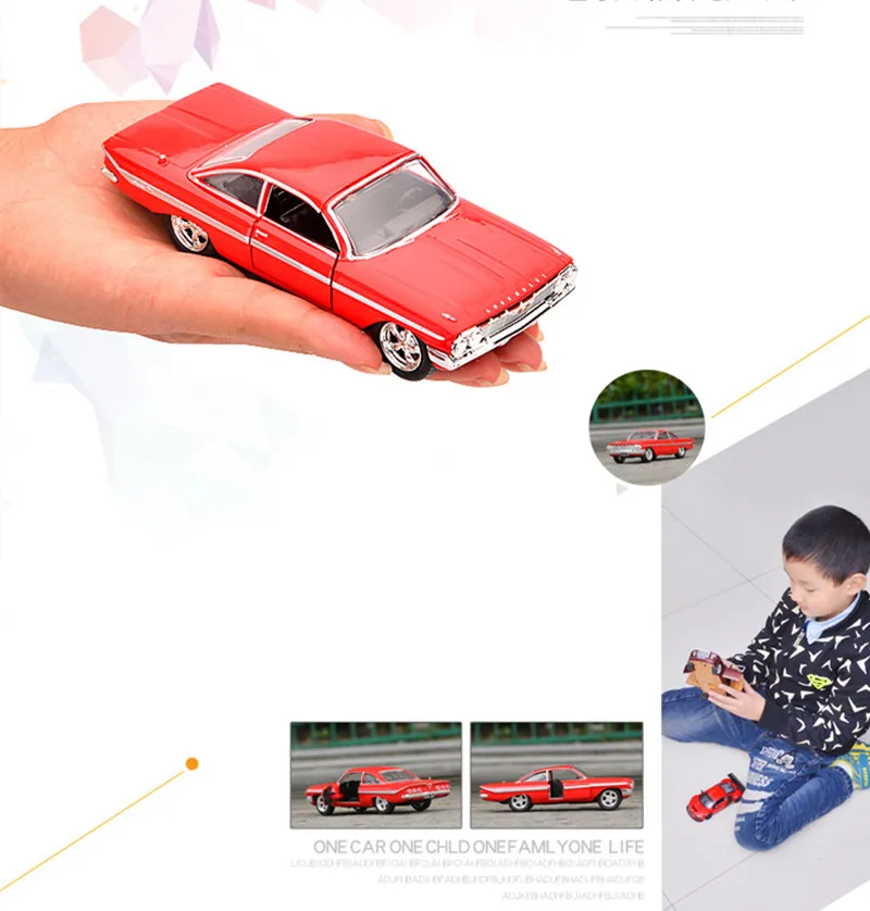 1: 32 advanced alloy car models,high simulation Chevrolet 1961 IMPALA vehicles model,metal diecasts,toy vehicles,free shipping