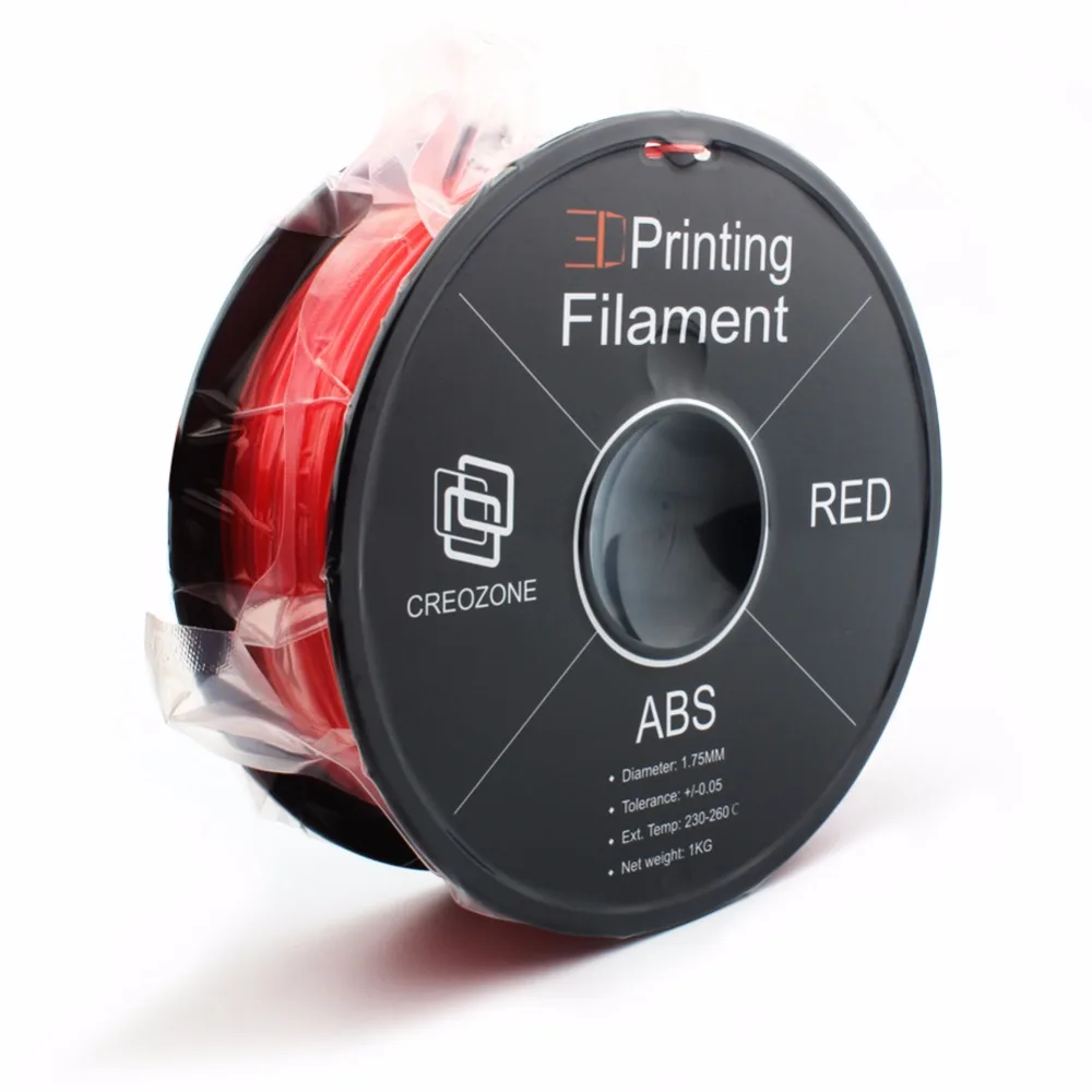 CREOZONE Red ABS 3D Printing Filament 1001 (10)