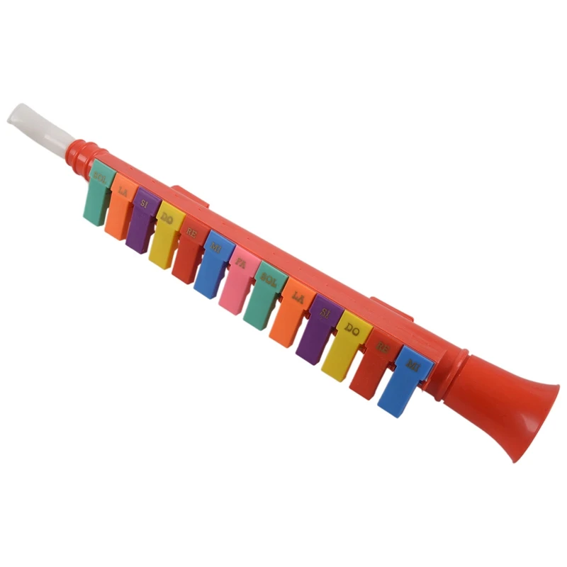 

Musical Instrument ABS Plastic Horn Design 13 Keys harmonica Random Color Kids Music Toy For Children musica Instrument Toys