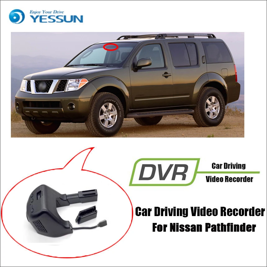 YESSUN для Nissan Pathfinder Автомобильный видеорегистратор DVR Мини управление APP Wifi камера