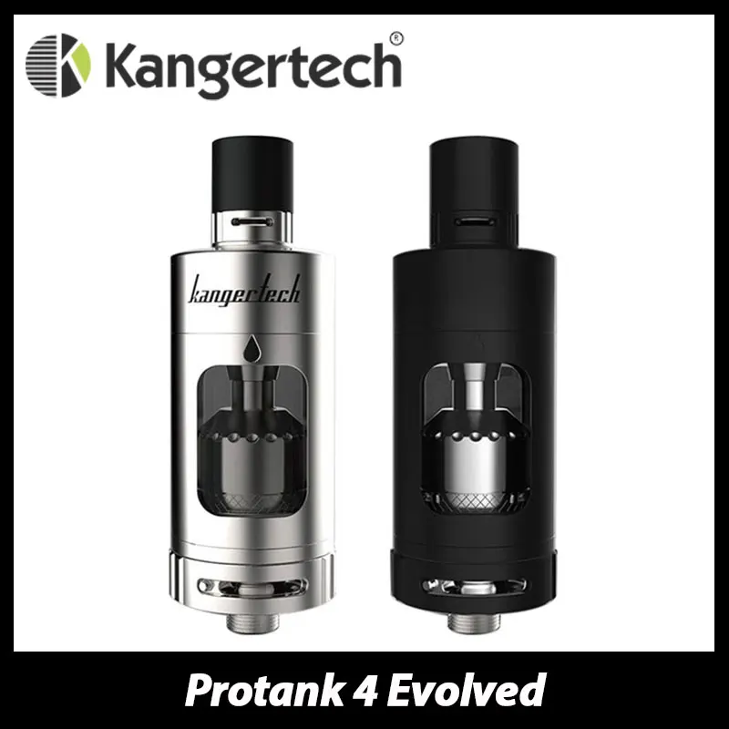 Оригинальный Kanger Protank 4 Evolved распылитель 5 мл e-juice емкость верхняя сторона наполнение воздуха Регулируемый kangertech protank 4 бака