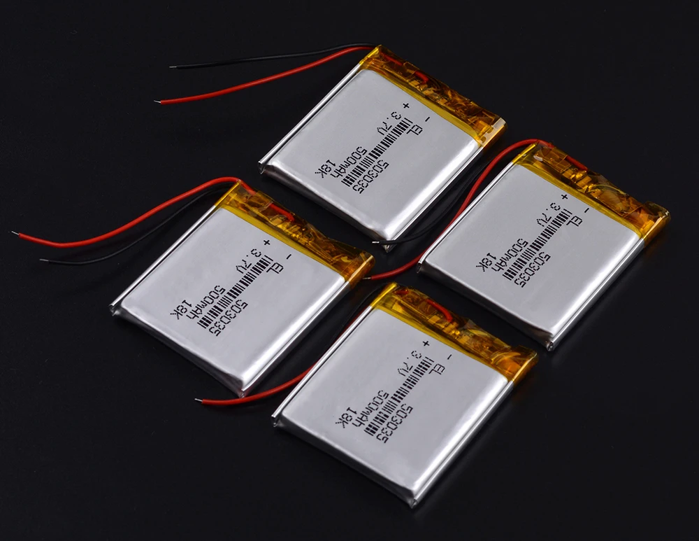 503035 3,7 v 500mah литий-полимерная батарея 3 7V Вольт li po ion lipo перезаряжаемые батареи для dvd gps навигации