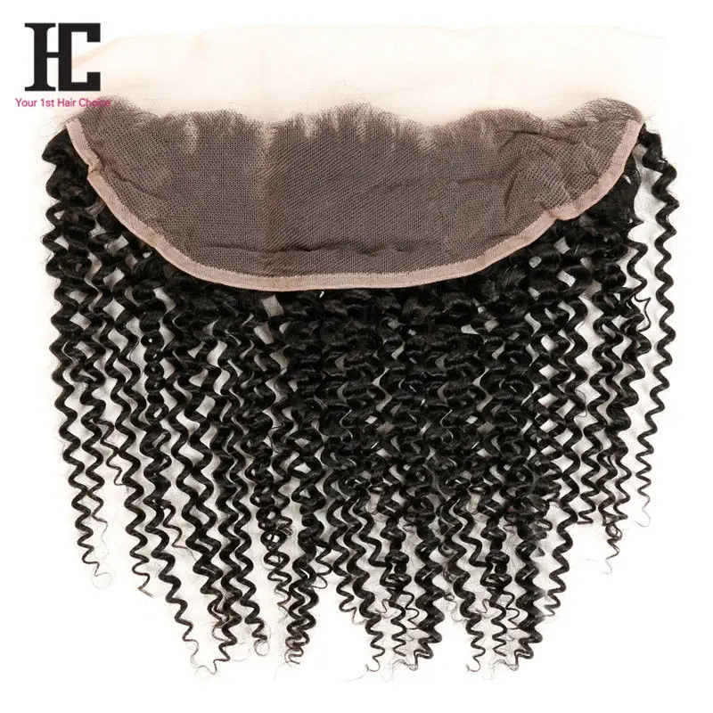 

Brazilian Kinky Curly Frontal,Good Cheap Lace Frontal Closures 13*4  Full Lace Frontal Closure Free Part,Grade 7A,Free Shipping