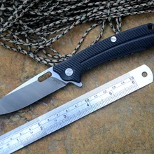 YSTART 5013 карманный нож 440C Лезвие G10 Ручка 3 цвета складной нож охотничья бритва острый