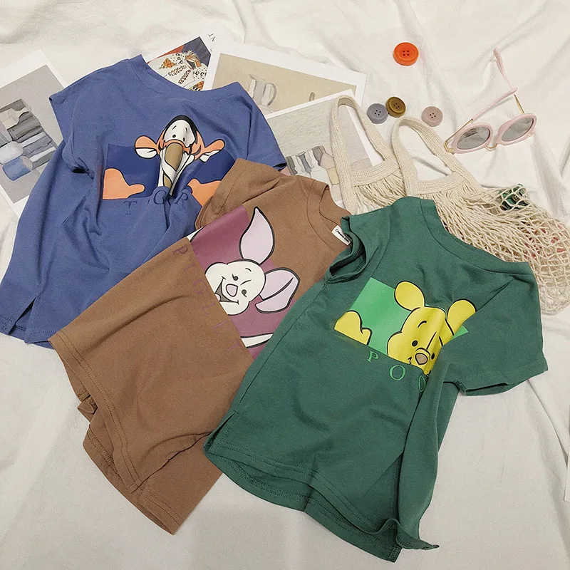 

KIDS CARTOON T SHIRTS BABY BOY CLOTHES BABY GIRL CLOTHES KIDS TOPS VESTIDOS SUMMER THANKSGIVING KIDS VEST