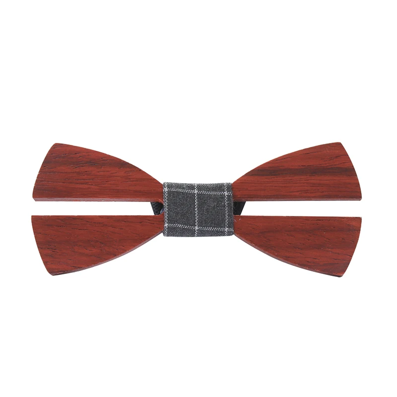 scissor shape wood tie4
