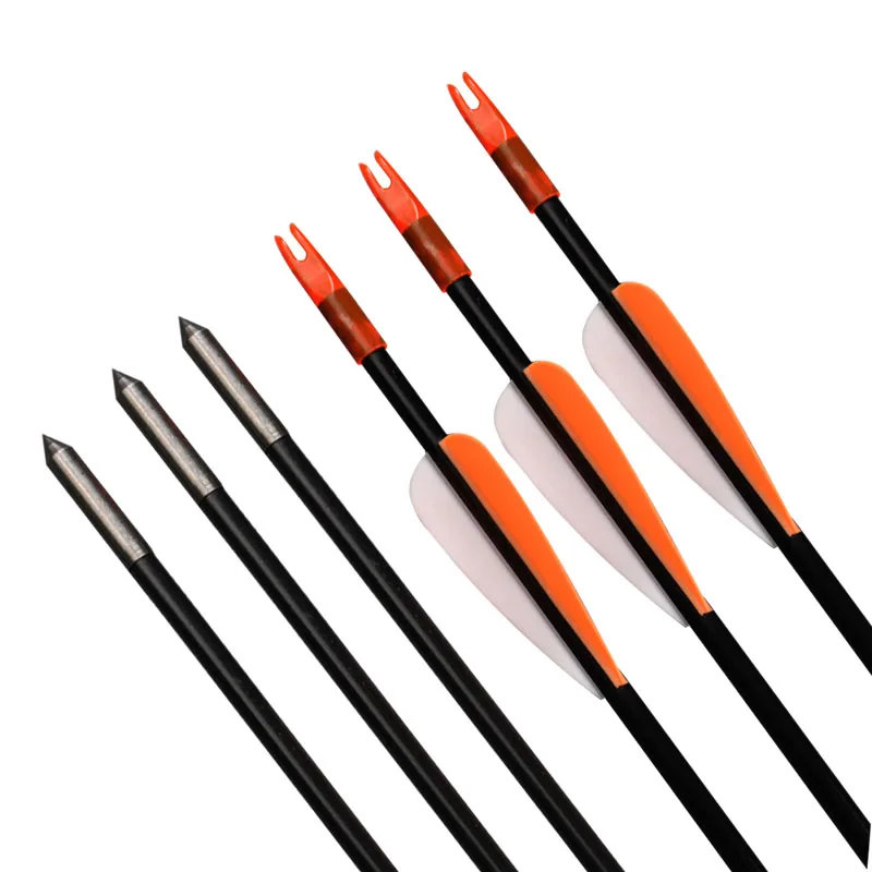 12 pcs/lot 26 inch Archery Fiberglass Arrow Target Practice for Youth