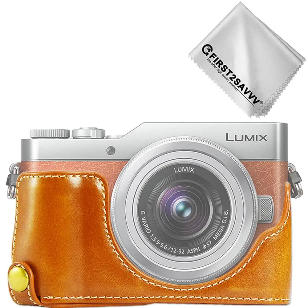 Полный корпус Точная посадка pu кожаный чехол для цифровой камеры сумка Panasonic Lumix DC