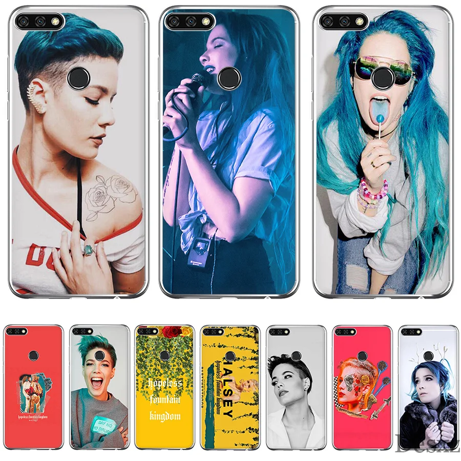 

Desxz Halsey Case For Huawei P20 P10 P9 P8 Lite Pro Plus P Smart Mini Cover Phone Bag Hard shell