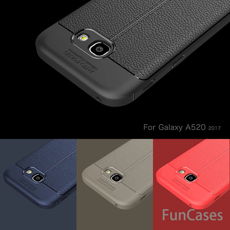 Для Samsung Galaxy A5 2017 чехол Роскошный мягкий ТПУ кожаный для A3 A7 J3 J5 J7 премьер