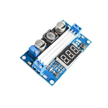 

10pcs/lot DC DC-DC 3~35V to 3.5~35V Booster step up Step-up module Converter Regulated Power Supply+VoltMeter