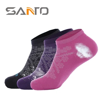 

3Pairs/lot 2020 New Spring Autumn Brand Women Socks Deodorant Warm Sock CoolMax Print Female Thermal Socks Terry Sock for Women