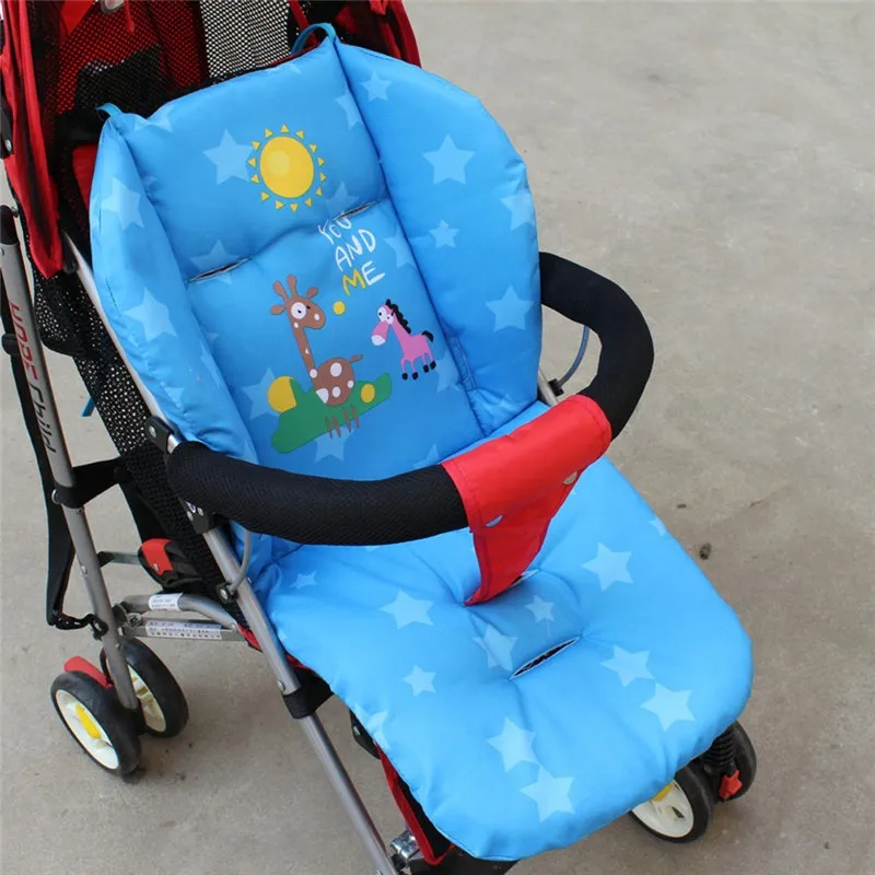 Новейшая детская коляска, подушка для детской коляски, подушка для сиденья, толстое хлопковое сиденье, коврик для детской коляски 0-36 месяцев