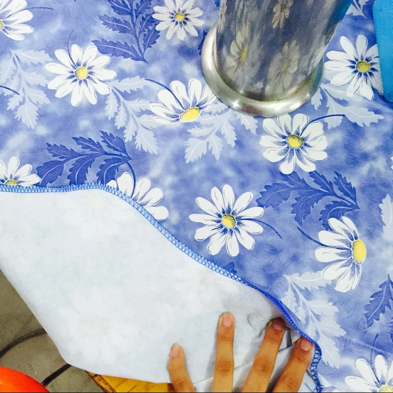 Анти ожога цветочный стол крышка обеденный водонепроницаемый цветок скатерть письмо стол маслостойкий Сад Синий ПВХ масляной холст домашний декор