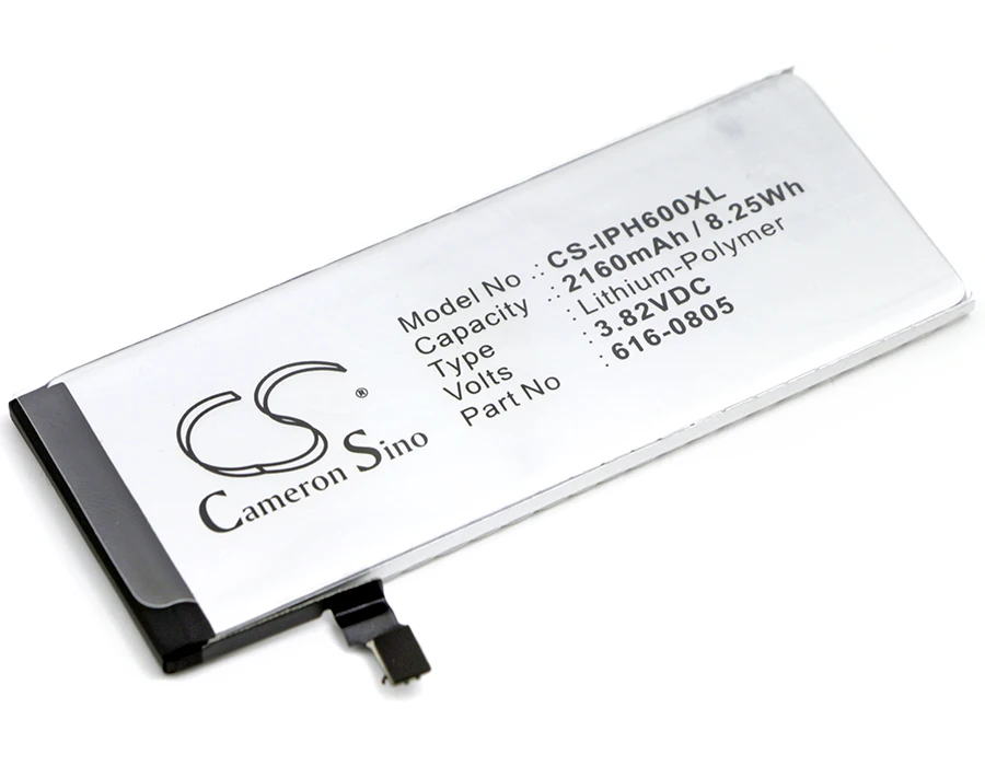 Аккумулятор 2160 мАч для iphone 6 616 0804 0805 0806 0809 Apple A1549 A1586 A1589|Цифровые аккумуляторы| |