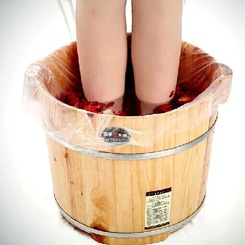

New 60Ps Disposable Foot Tub Liners Bath Basin Bags for Foot Pedicure Spa