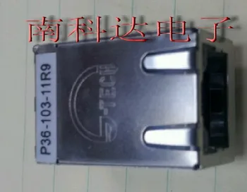 

5PCS Gigabit Ethernet port connector filter with a single row of LED lights Foot Model: P36-103-11R9