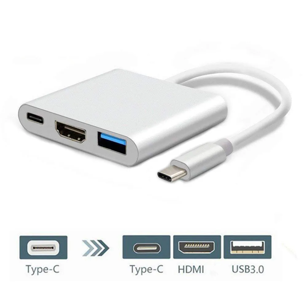 Для переключателя 1080 P 4 K type C к HDMI адаптер для MacBook Pro для samsung USB 3,0 USB C HDMI конвертер type-C концентратор адаптер