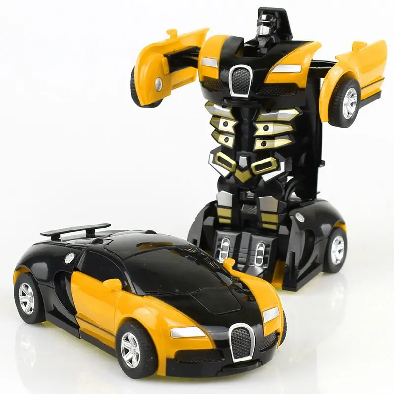 Zhenwei полицейская игрушечная машинка, оттягивающая назад, вдавливается в трансформацию, деформационный Робот 2 в 1, модель автомобиля, автомобиль, игрушки для мальчиков