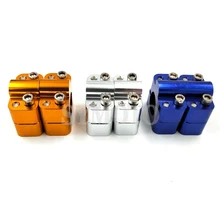 28 мм Универсальный CNC алюминиевый руль мотоцикла стояки жир бар зажимы для Honda Kawasaki Ducati Yamaha Байк мотоцикл KTM