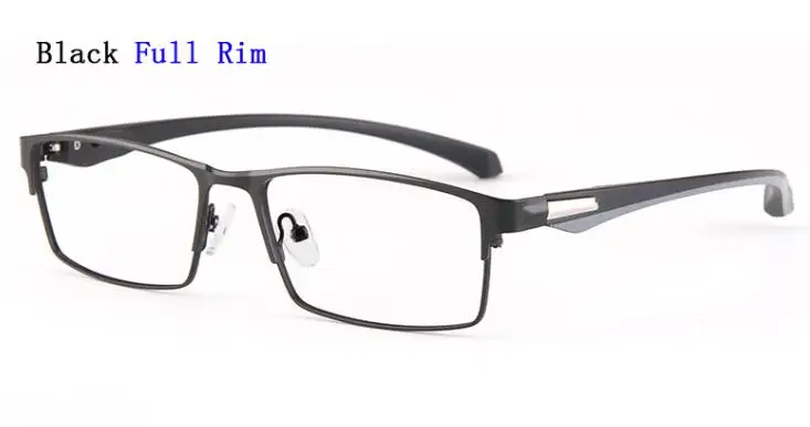 Full Rim 3 Для мужчин деловые очки прозрачные очки кадров прозрачного стекла очки мужской компьютер очки Оптические рецепт очки L3 - Цвет оправы: Full Rim 3