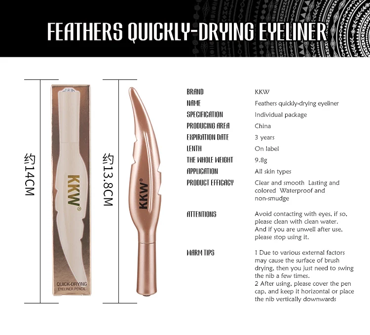 OSHIONER 1 шт. черная жидкая подводка для глаз карандаш для женщин косметика подводка для глаз водостойкая ручка для красоты инструмент для макияжа глаз вкладыши