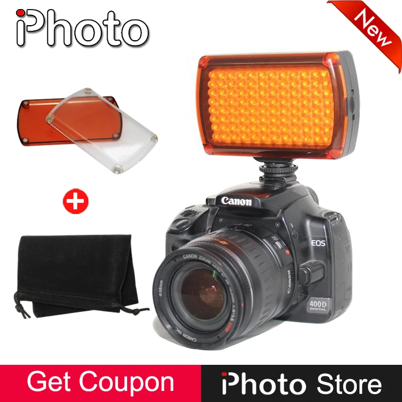 New Dimmable 96 LED Photo Video Fill Light Lamp for Canon Nikon Sony DSLR SLR Camera