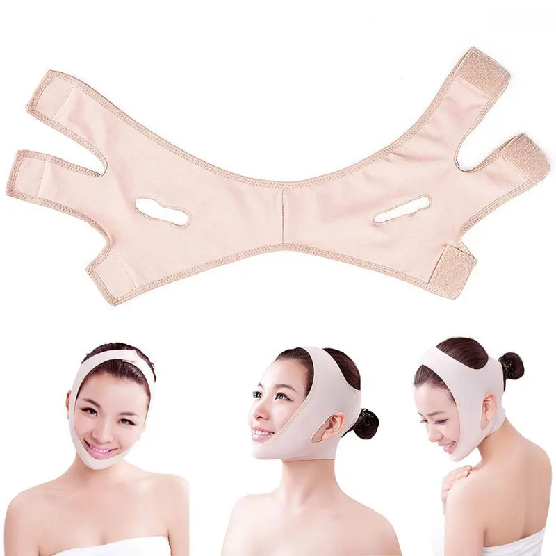  1Pcs Wrinkle V Face Chin Cheek Lift Slimming Belt Face Mask Bandage Ultra-thin Strap Brand Slim Pat