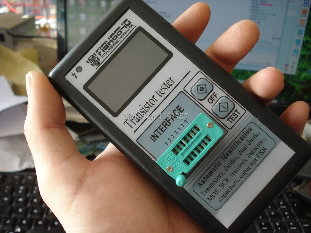 

Portable Digital 12864 LCD Component Transistor Tester Diode Triode Capacitance ESR Meter