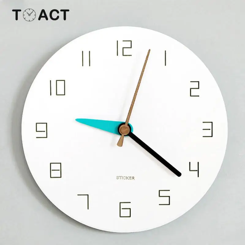 

Nordic Clock Mute Wall Clocks Living Room Creative Modern Design Minimalist Home Decor Wall Watch Hanging Watches