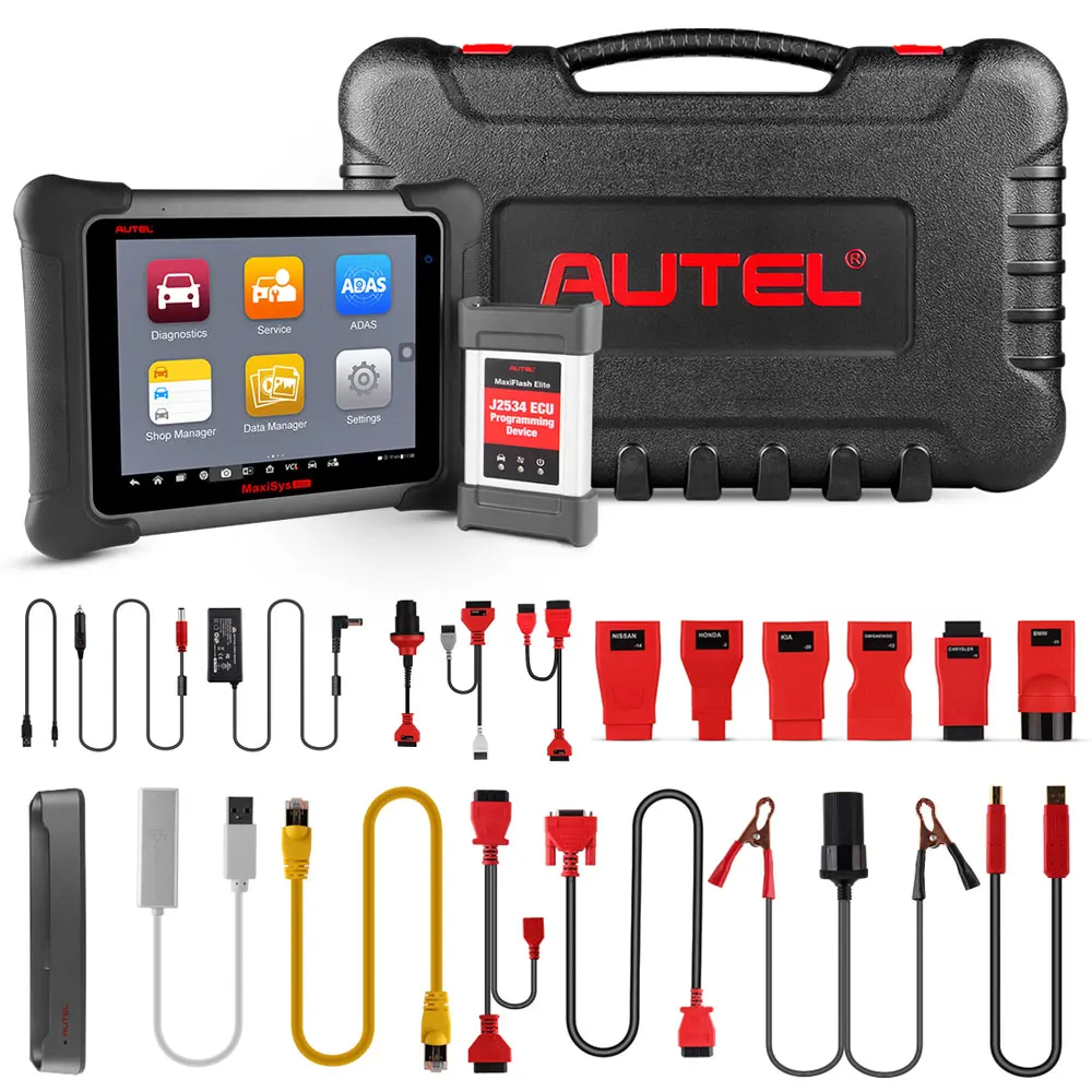 Autel MaxiSys Elite OBD2 Bluetooth автомобильный диагностический инструмент сканеры лучше