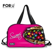 FORUDESIGNS/спортивная сумка для женщин, фитнес-сумка на плечо, багажная сумка, милый стиль, божья коровка, дорожные сумки, уличная сумка для йоги, для девочек, спортивные сумки Tassen
