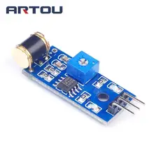 1 шт. 801 с вибрационный датчик Вибрационный модуль аналоговый выход Чувствительность Регулируемая